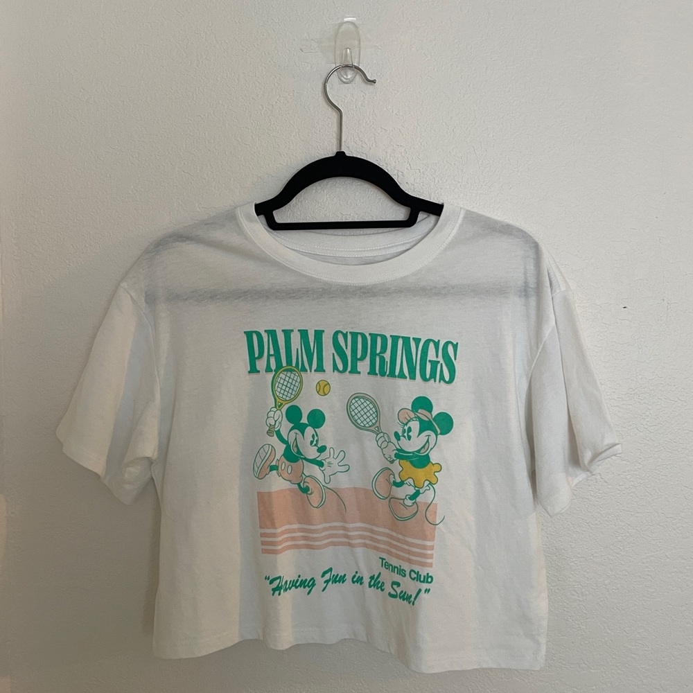 Forever 21 x DISNEY Palm Springs Mickey Crop Tee